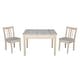 preview thumbnail 3 of 29, Kids Table with Lift Up Top and 2 San Remo Juvenile Chairs - 3 Piece Set Unfinished