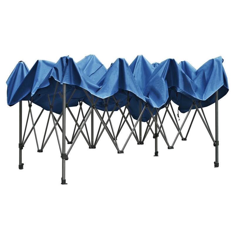 Clihome 10x15 Pop Up Canopy Tent with 4 Sidewalls, 3 Height Adjustable Outdoor Party Event Tent