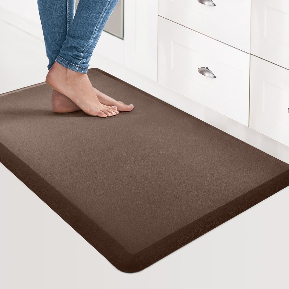 Brown Kitchen Floor Mat Cushioned Anti Fatigue Non Slip Waterproof Eas –  Roby's Flowers & Gifts