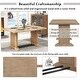 preview thumbnail 23 of 30, Modern Dining Table Set 4 Upholstered Chairs