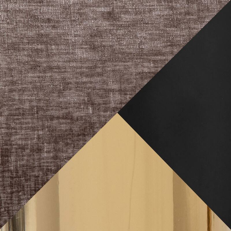 Porch & Den Vika Upholstered 26" Counter Stool with Metal Legs & Square Footrest (Set of 2)