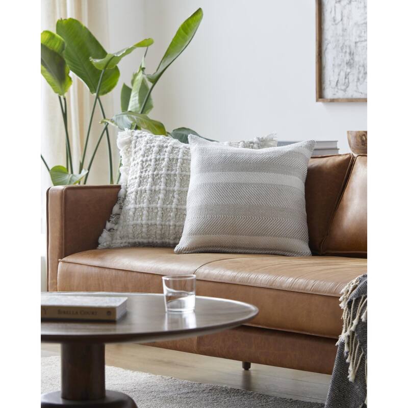 Artistic Weavers Hereford Transitional Textured Accent Pillow - 22"L x 22"W - Cover Only