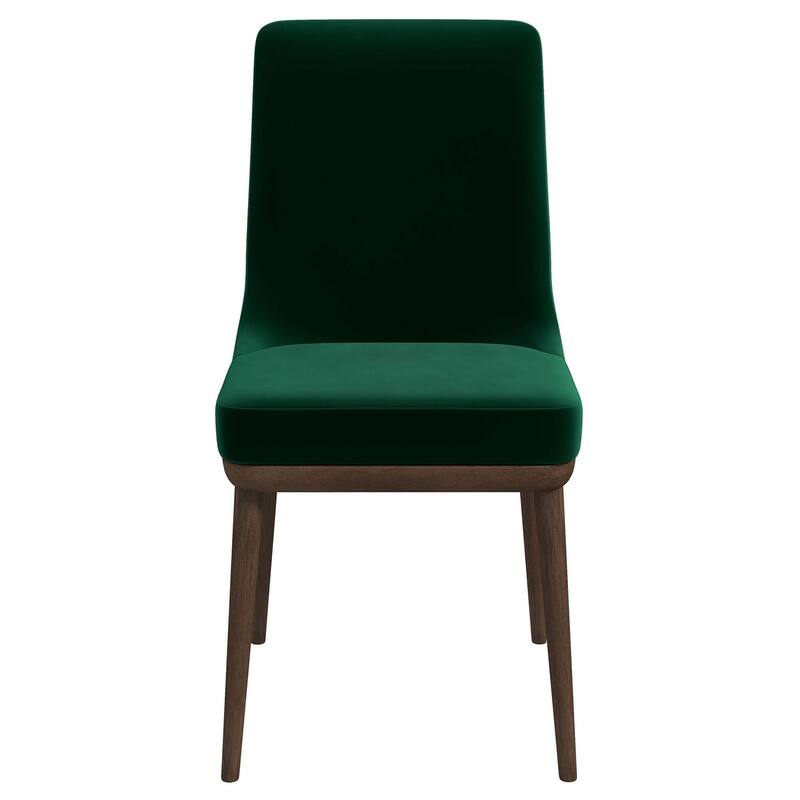 Modern Solid Wood Dining Chair (Set of 2) - Green