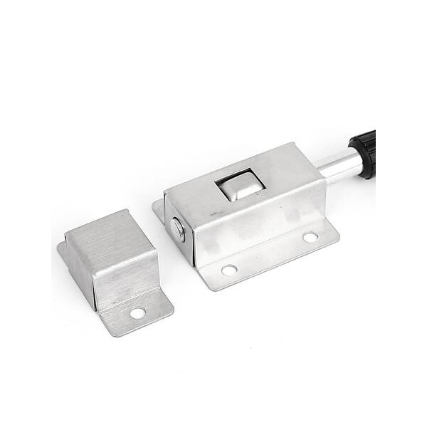 Shop Window Cabinet Push Button Spring Loaded Automatic Metal Door