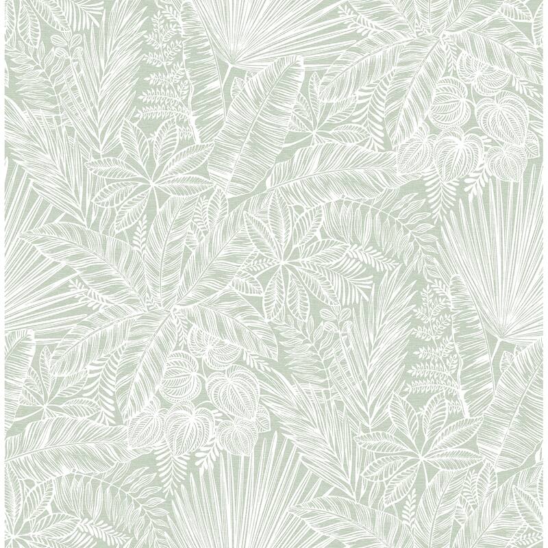 A-Street Prints Vita Sage Botanical Wallpaper