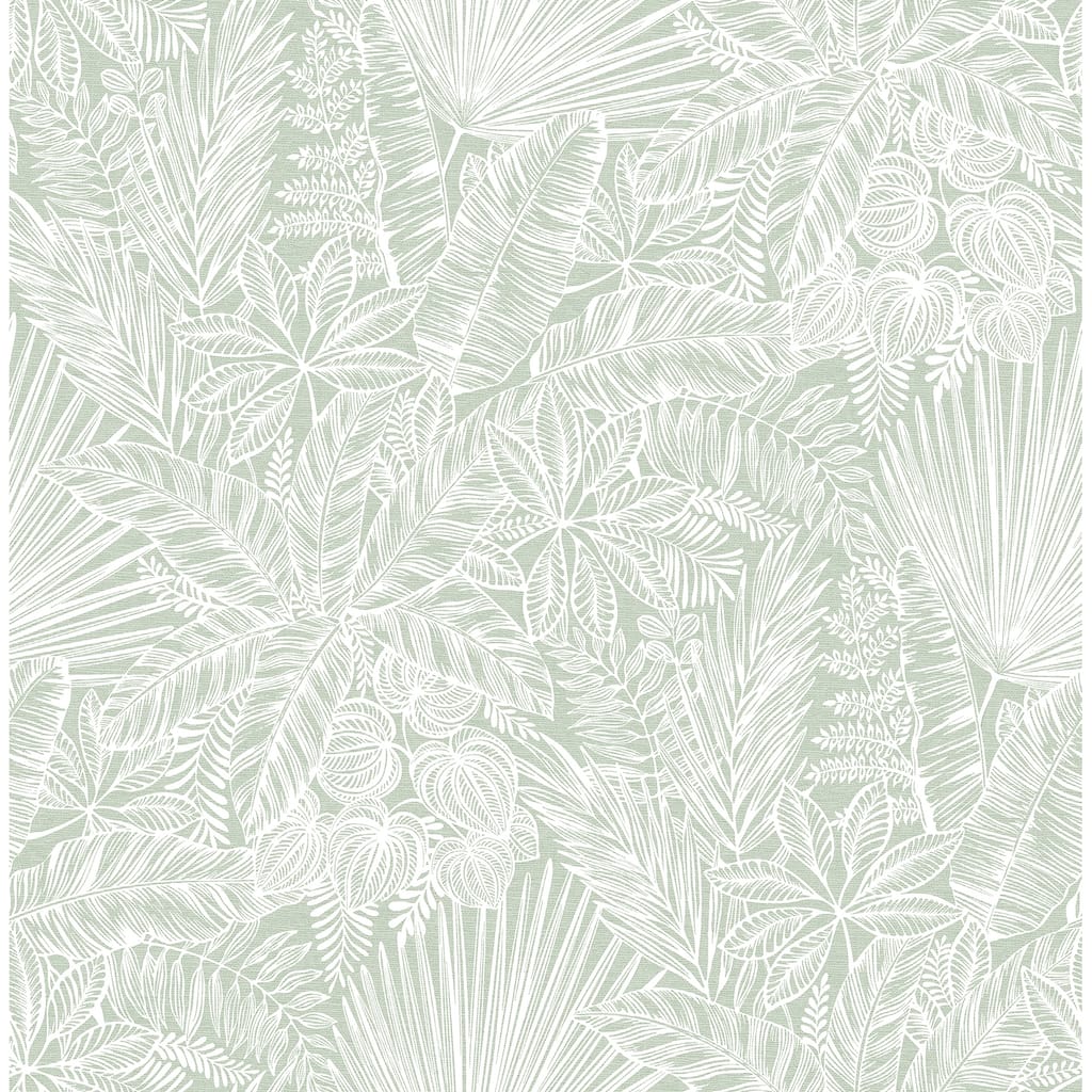 A-Street Prints Vita Sage Botanical Wallpaper