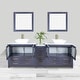 preview thumbnail 7 of 51, Vanity Art 84" Double Sink Bathroom Vanity Set with Engineered Marble Top and Free Mirrors