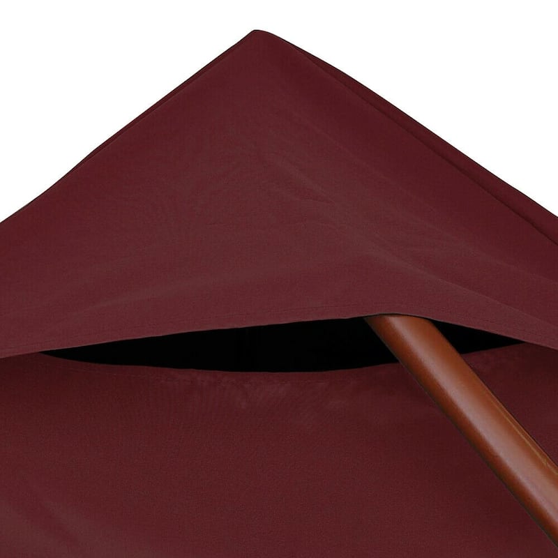 2-Tier Replacement Canopy Top Outdoor Garden Gazebo Roof - 10' x 10'