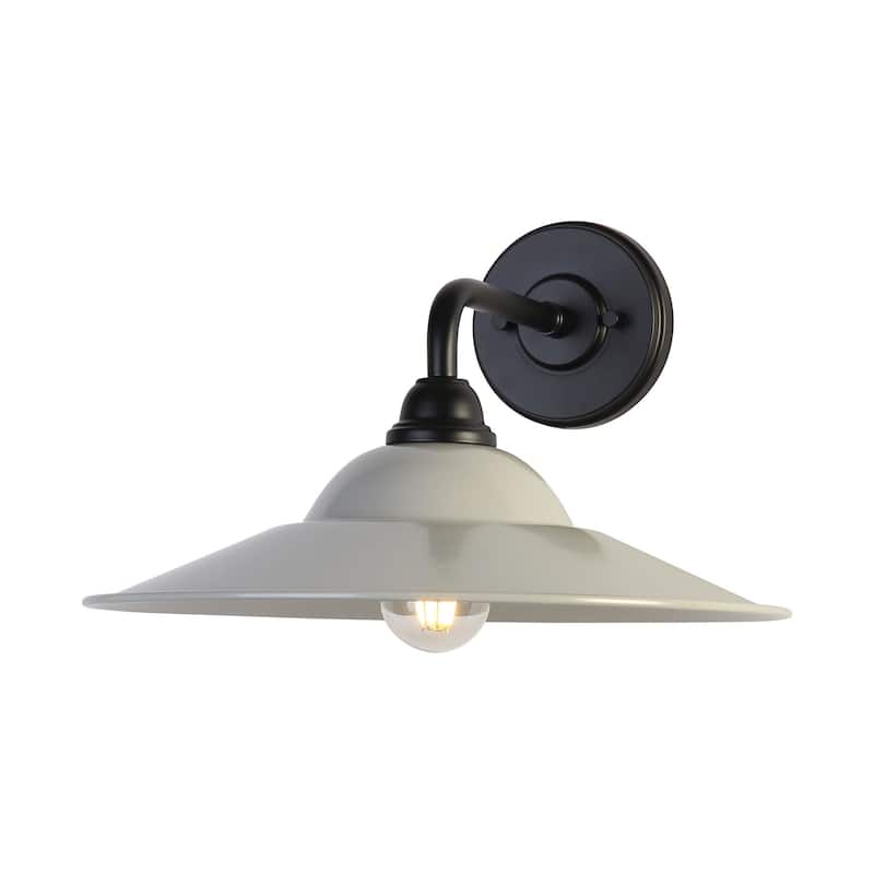 Golden Lighting 5096-OWL MGY Croma 12" Tall Outdoor Wall Sconce