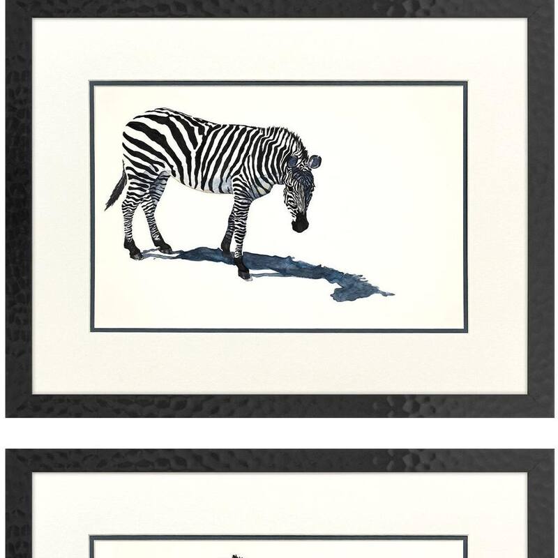 HomeRoots Set Of Two Stand By Me Black Framed Wall Art