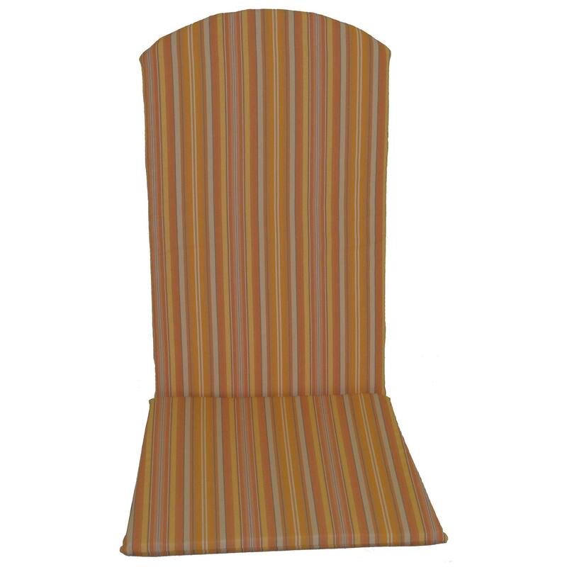 Full Rocker Cushion - Orange Stripe