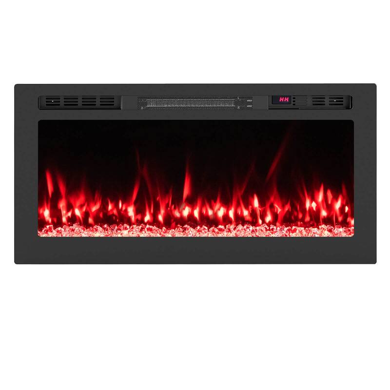 Costway 36" Smart WiFi Electric Fireplace Work with Alexa & Google - See Details
