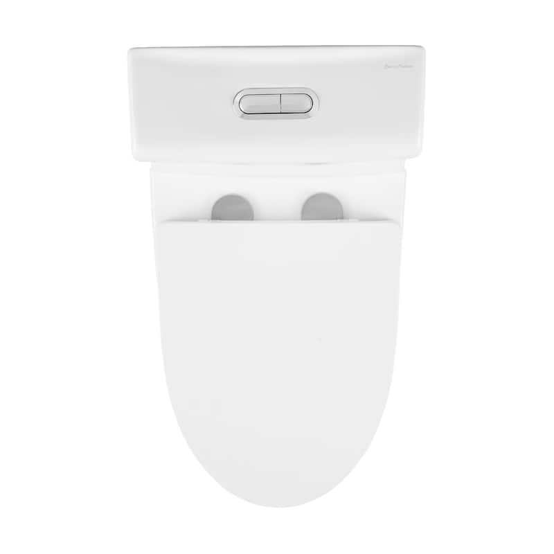 Poitiers One Piece Elongated Dual Flush Toilet 1.1 / 1.6 Gpf - 27.2" x 14.95" 28.95"
