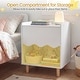 preview thumbnail 7 of 18, Costway Kids Nightstand, Toddler Scalloped Side Table with Wide Top &