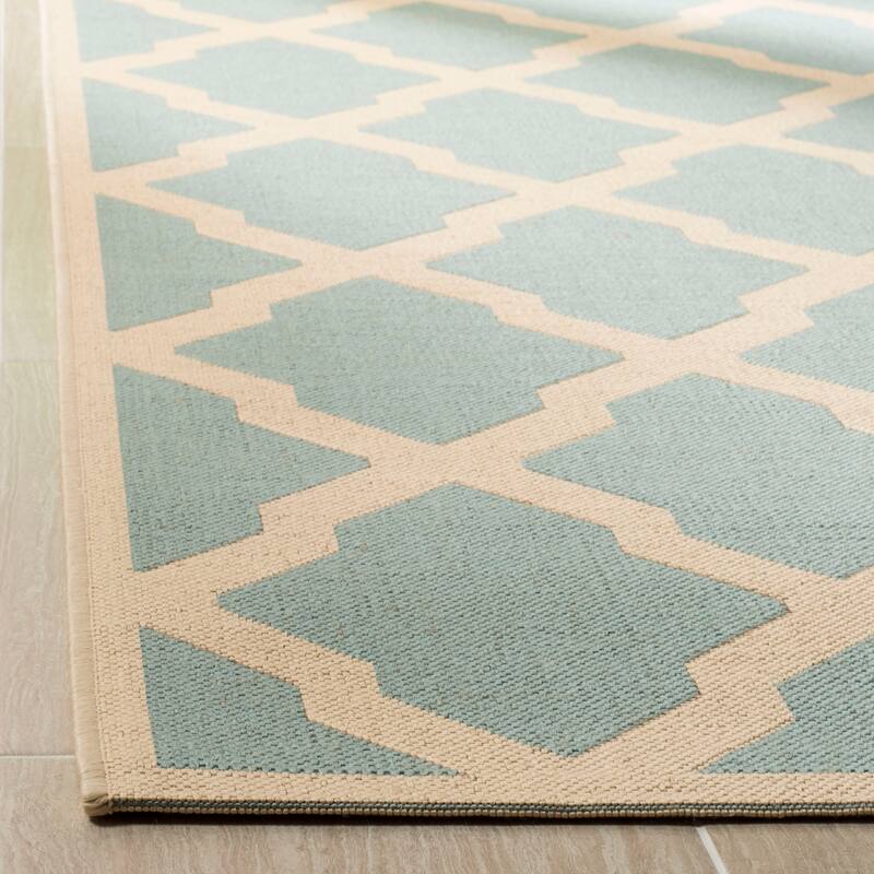 SAFAVIEH Linden Shirleyann Trellis Indoor/ Outdoor Patio Backyard Rug