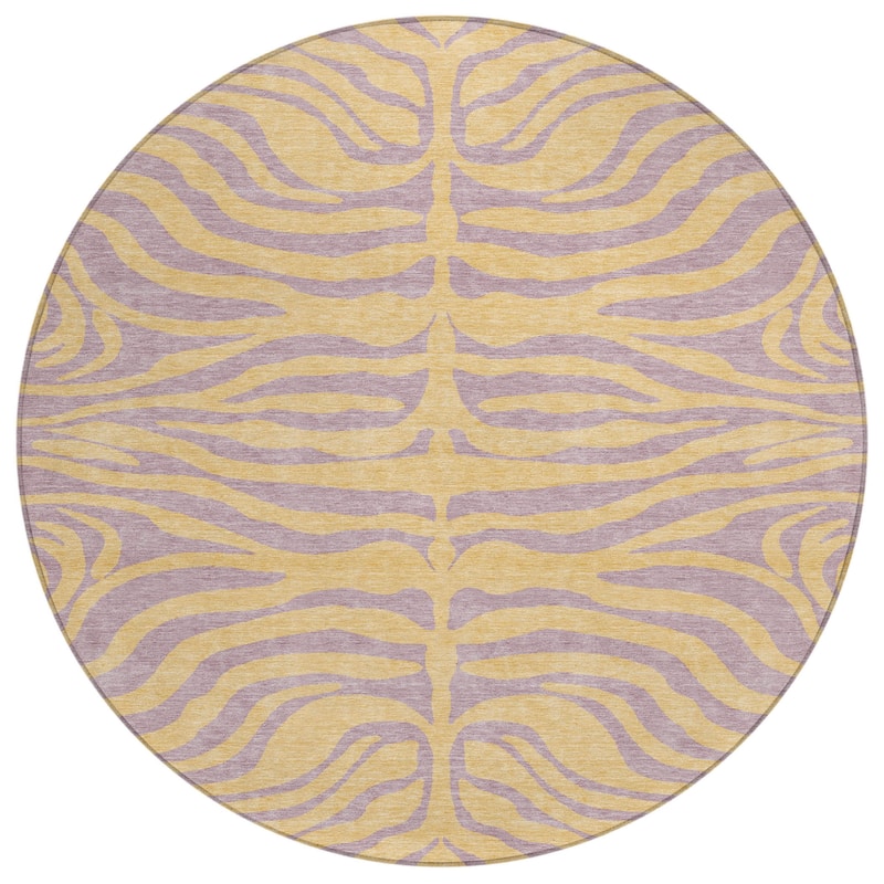 HomeRoots Animal Print Transitional Rectangle Outdoor Rug