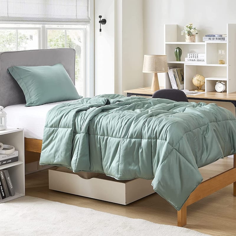 Cool as a Cucumber - Coma Inducer® Cooling Comforter Set - Iceberg Green - Twin