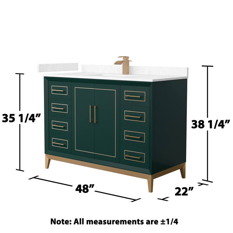 Wyndham Collection WCH515148S-VCA-UNSMXX Marlena 48" Free Standing