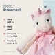 preview thumbnail 2 of 4, Bearington Baby Dreamer 15" Unicorn Snuggler Security Blanket