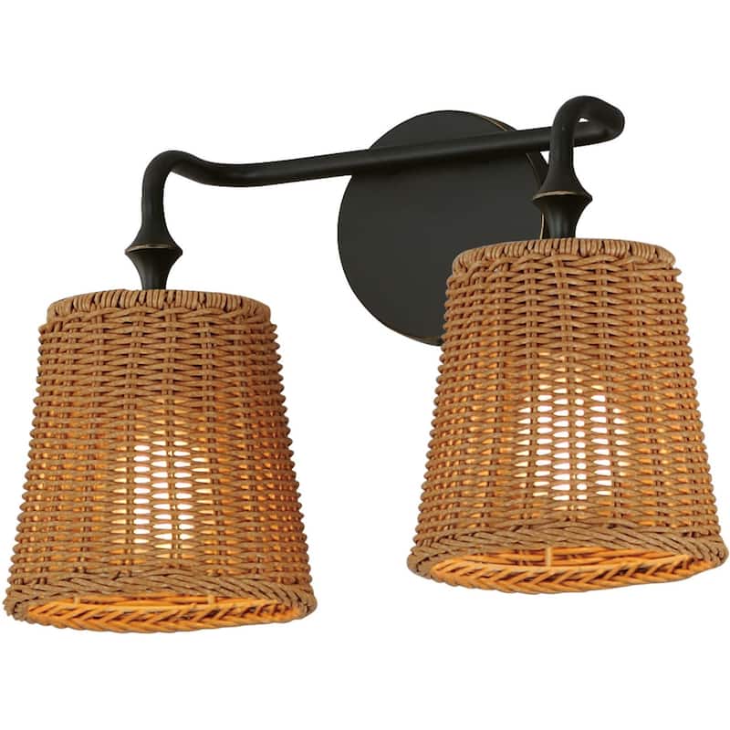 Maxim 21482NA Baja 2 Light 15" Wide Vanity Light - Dark Bronze