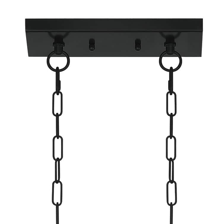 Acroma 5-light Farmhouse Chandelier Rectangle Island Lights for Dining Room - N/A