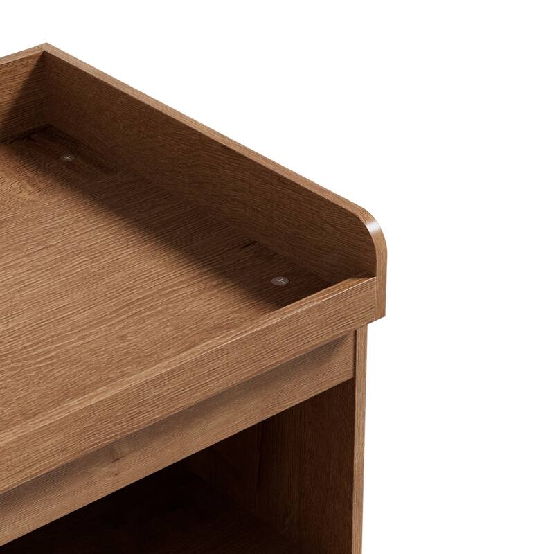 Changing Table Dresser with Drawers and Shelves