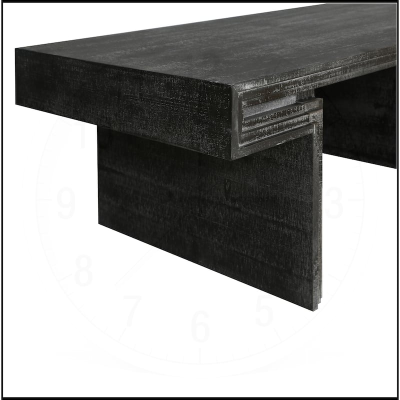 Double-Tier American Vintage Industrial Coffee Table