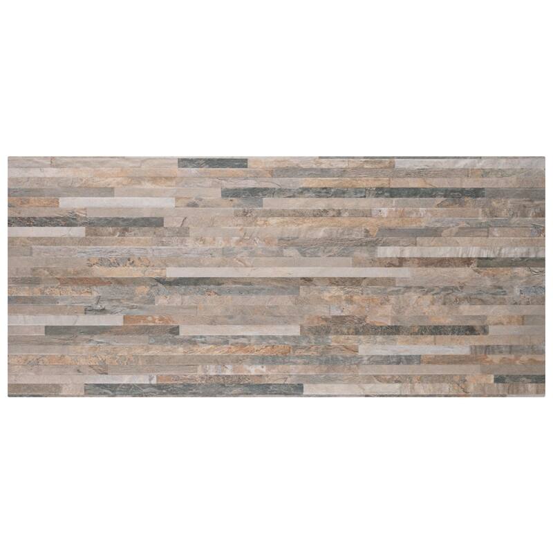 Merola Tile Muro Ardesia Ocre 12-1/2" x 24-1/2" Porcelain Wall Tile
