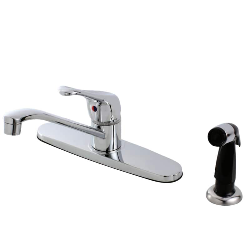 Kingston Brass Wyndham 1.8 GPM Standard Kitchen Faucet - Includes Side