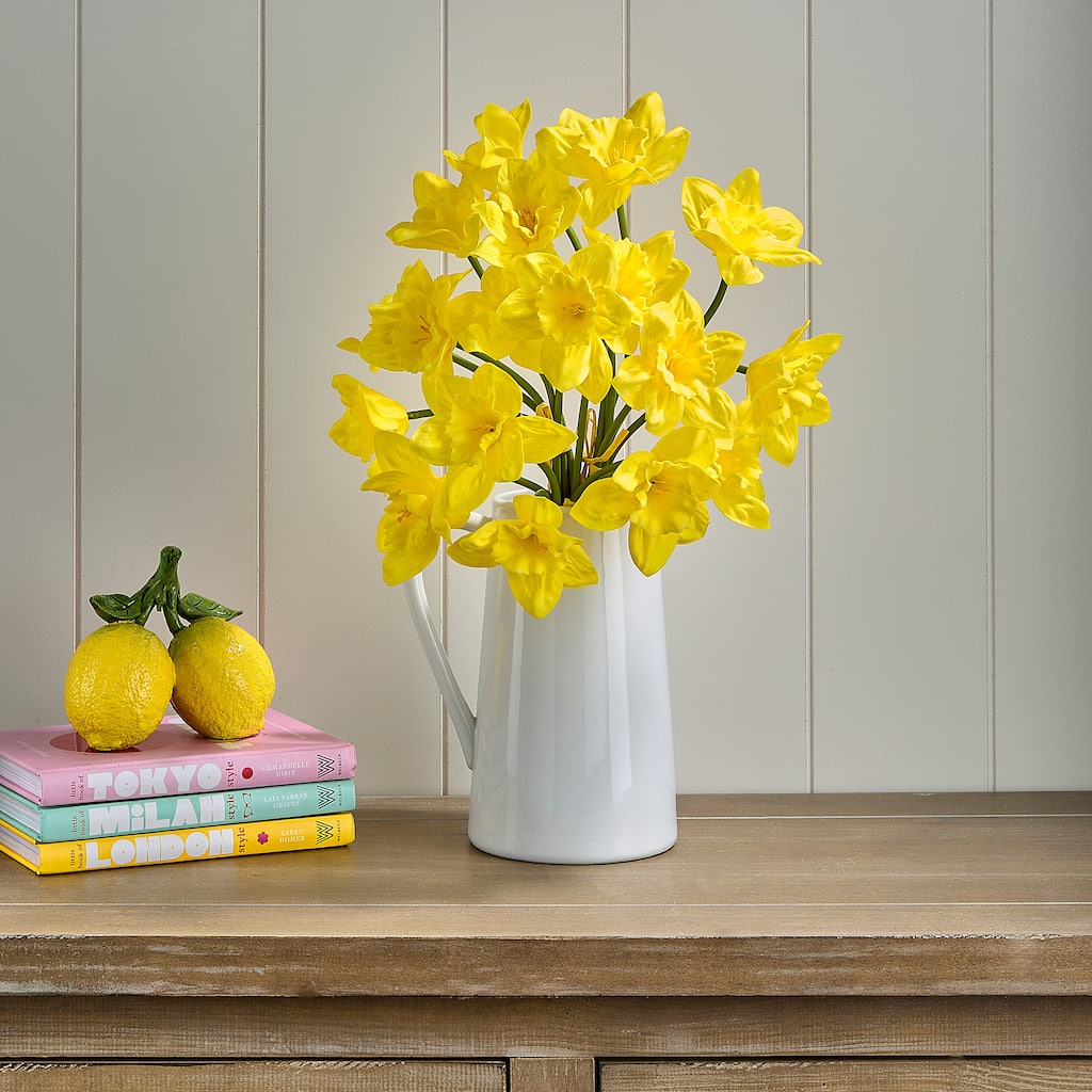 13"Pu Daffodil Bundle