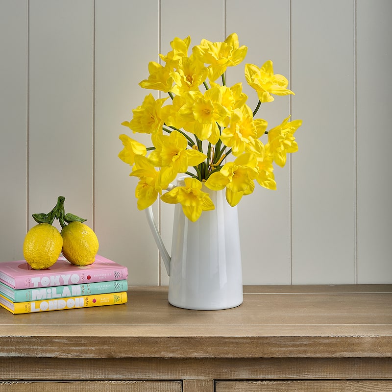 13"Pu Daffodil Bundle