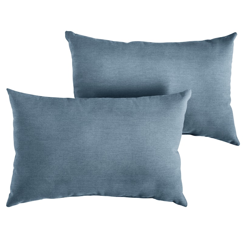 Sunbrella Spectrum Denim Indoor/Outdoor Knife Edge Pillow (Set of 2)
