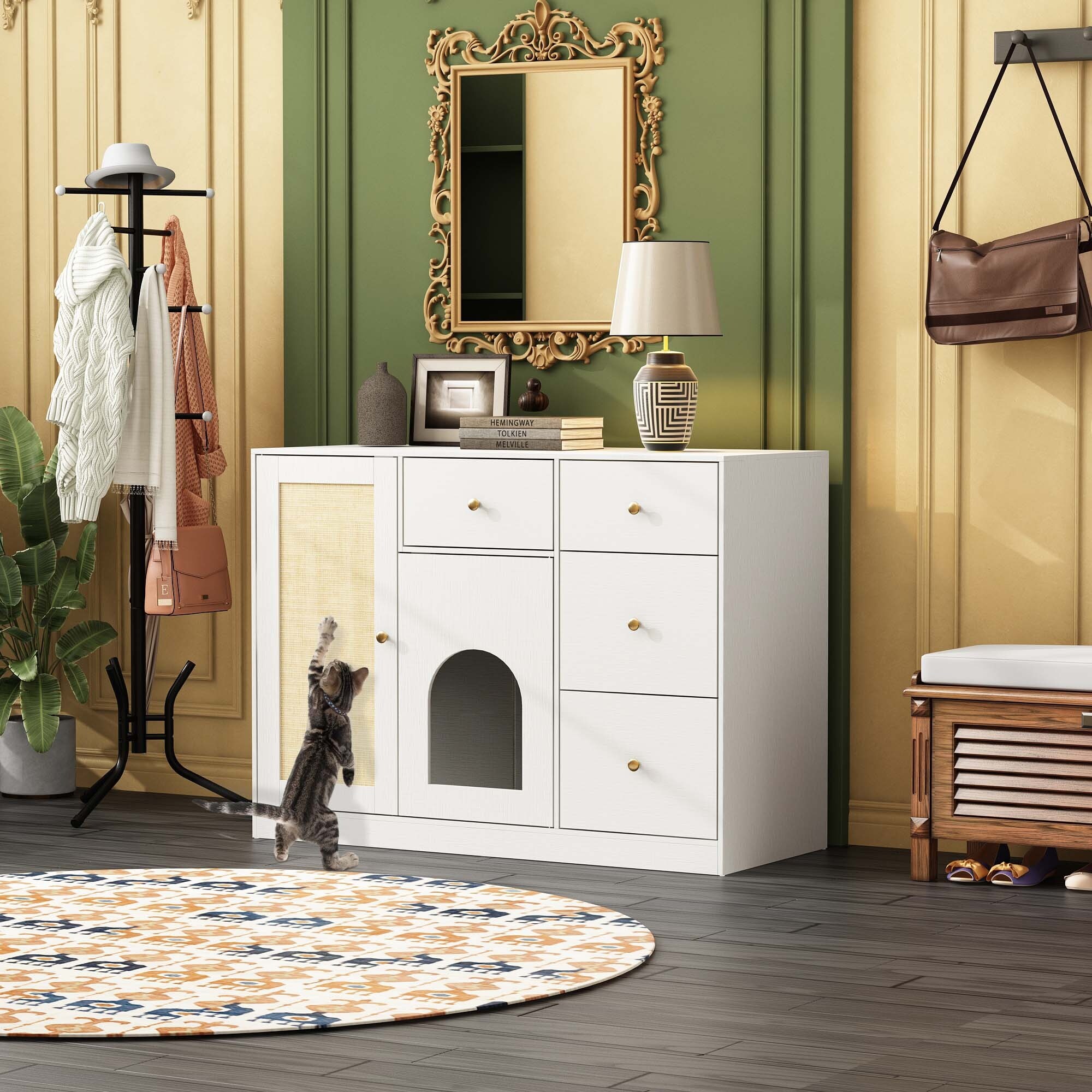 Large Litter Box Furniture Enclosures Bed Bath & Beyond