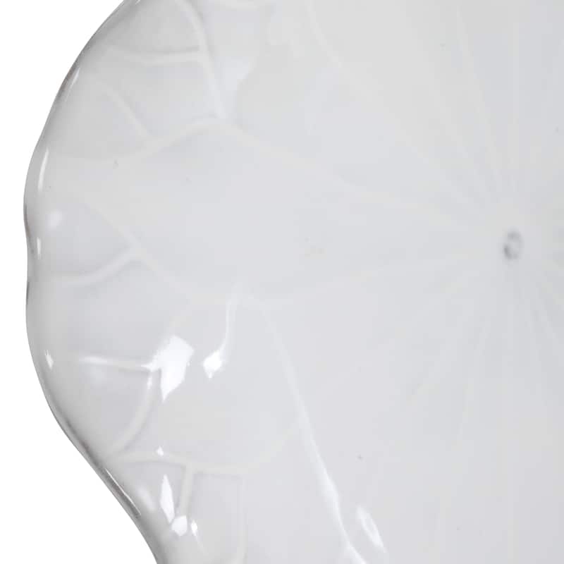 Uttermost Abella White Ceramic Wall Decors (Set of 3)