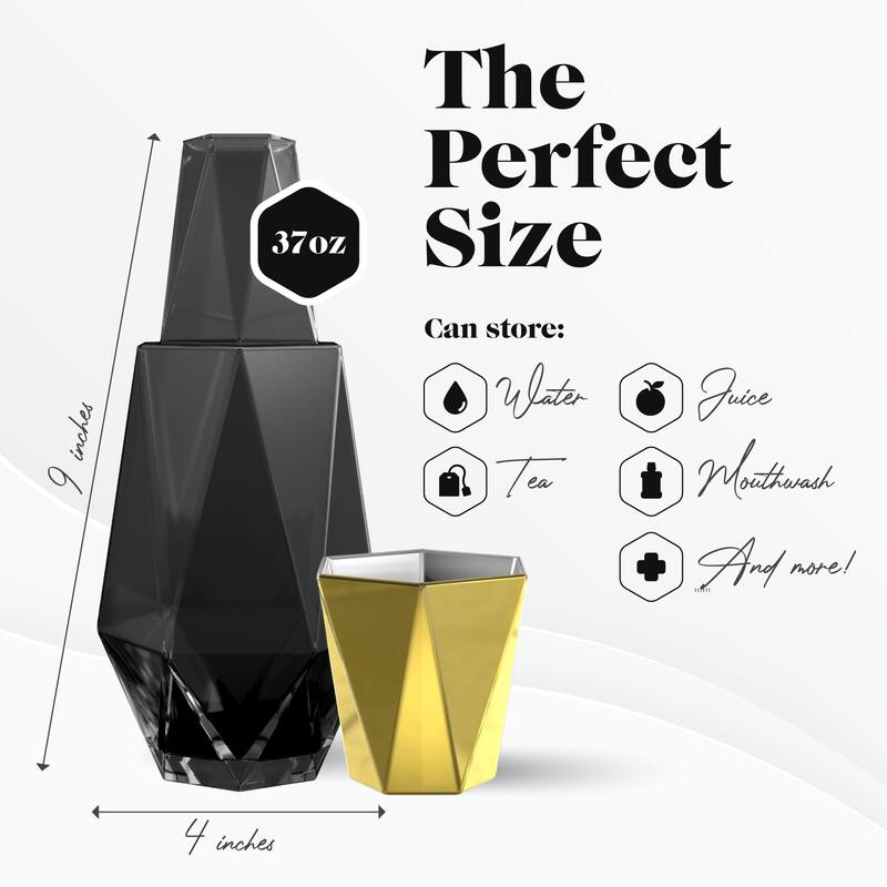 American Atelier Modern Geometric 37oz Carafe and Tumbler