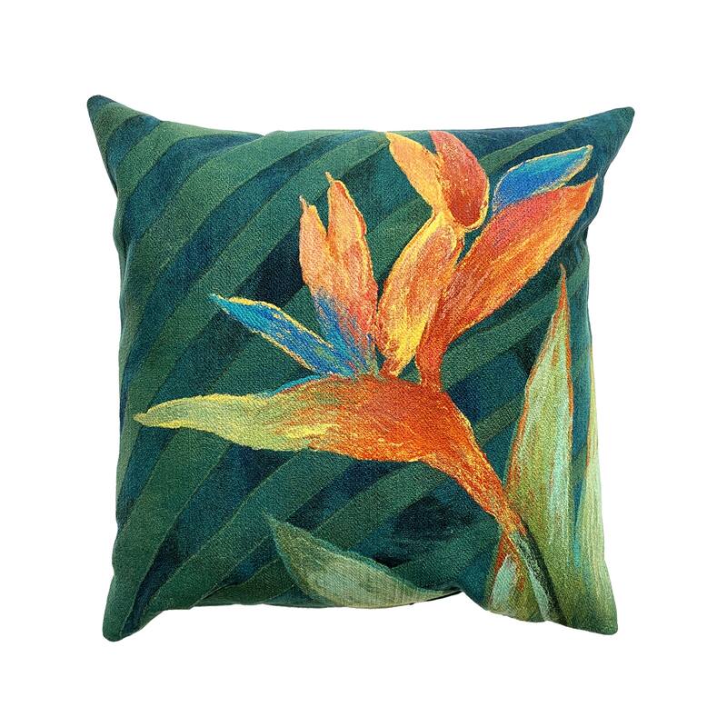Liora Manne Visions IV Exotic Bloom Indoor/Outdoor Pillow