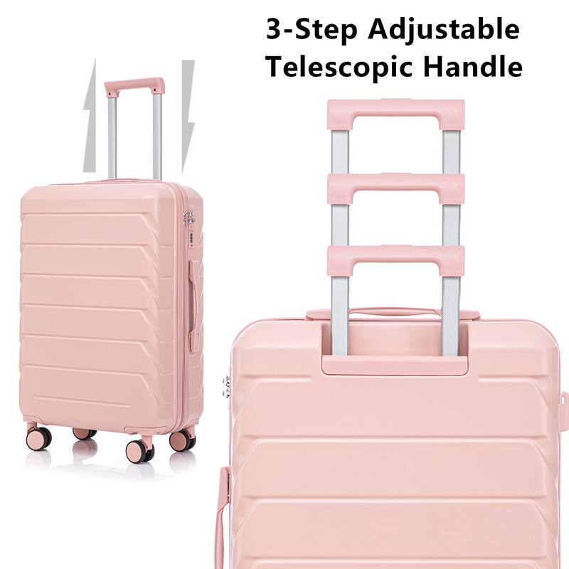 20"/24"/28" 3 pcs/set in ABS Spinner Wheel Luggage, Matching Color, With Combination Lock