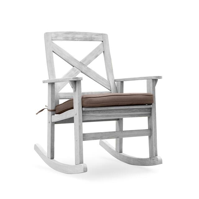 Cambridge Casual West Lake Solid Mahogany Outdoor Rocking Chair