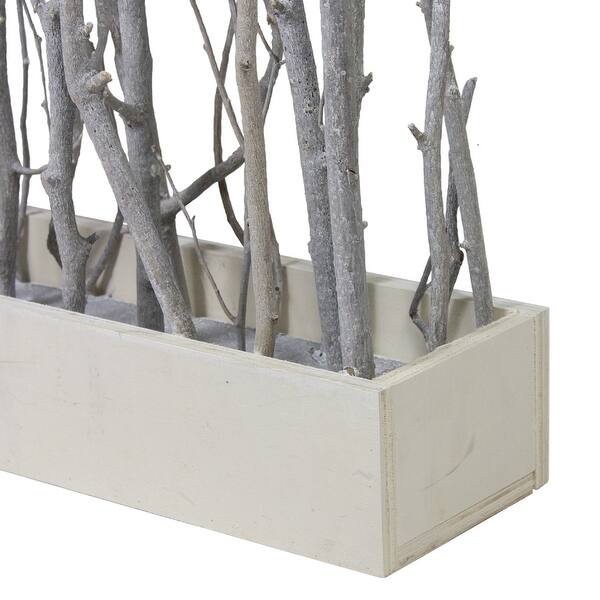 Shop 26 75 White And Brown Standing Birch Branch Bouquet In