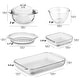 preview thumbnail 6 of 4, Libbey Baker's Basics 5-Piece Glass Casserole Baking Dish Set with 1 Cover