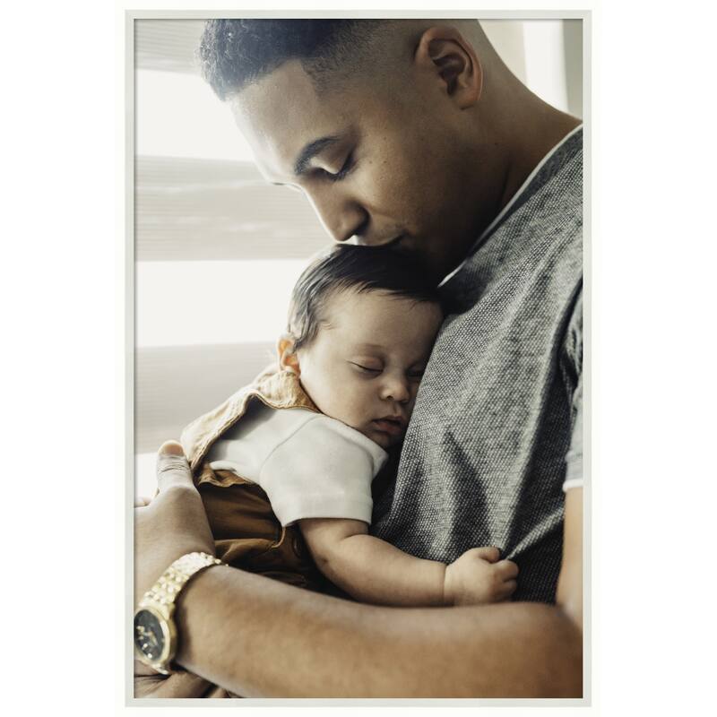 Lucie Black Framed Picture Frame, Photo Frame - 20x30 - Lucie White