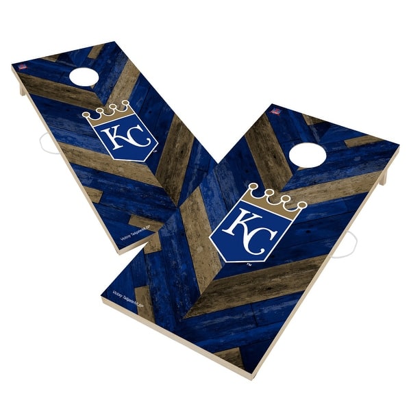 slide 2 of 5, Kansas City Royals MLB Cornhole Board Set Include Carrying Case
