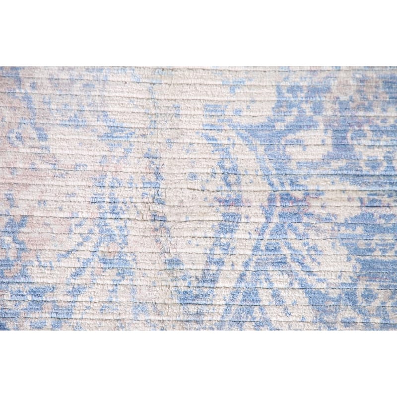 Abstract Modern Accent Rug Wool Carpet - 3'11"x 5'8"