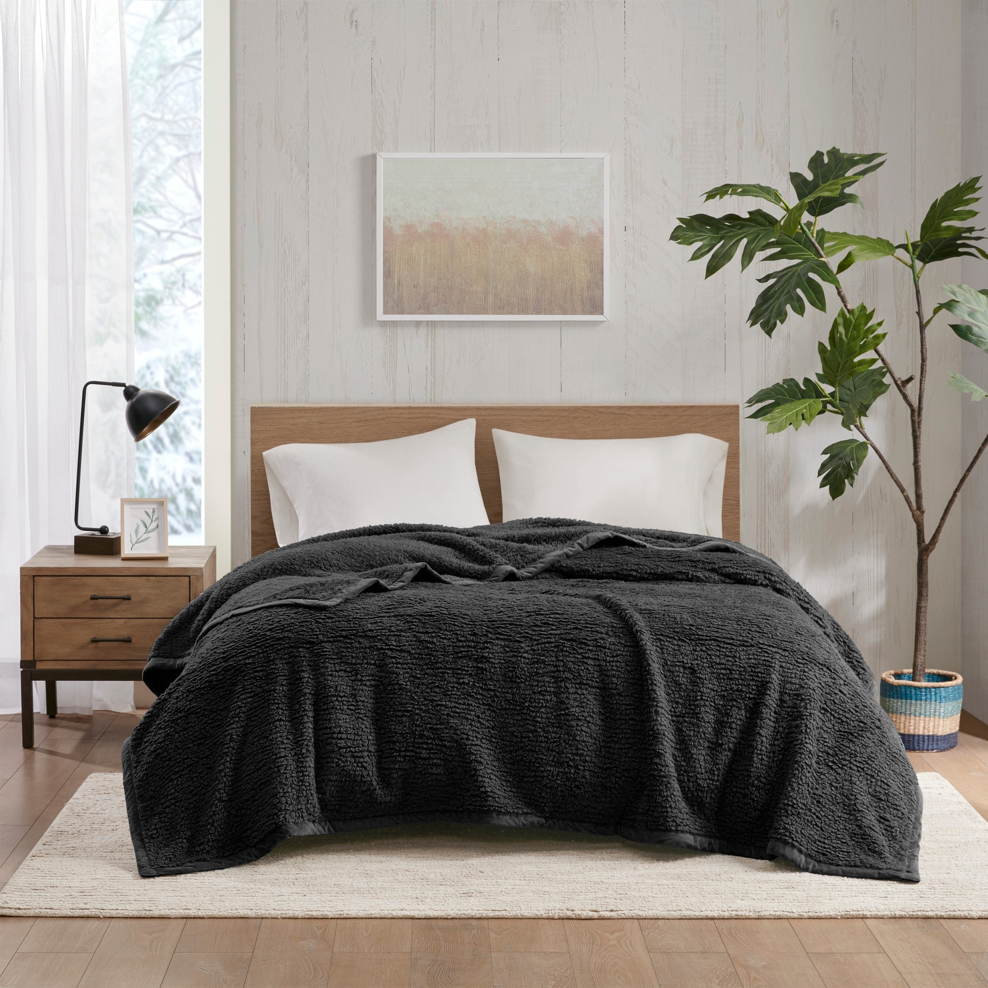 Woolrich burlington top king berber blanket