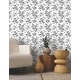preview thumbnail 2 of 7, York Wallcoverings Anemone Toile Black Wallpaper
