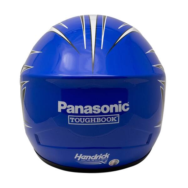 Shop Jeff Gordon Signed Full Size Blue Panasonic Nascar Replica Helmet Bas Overstock 30912437
