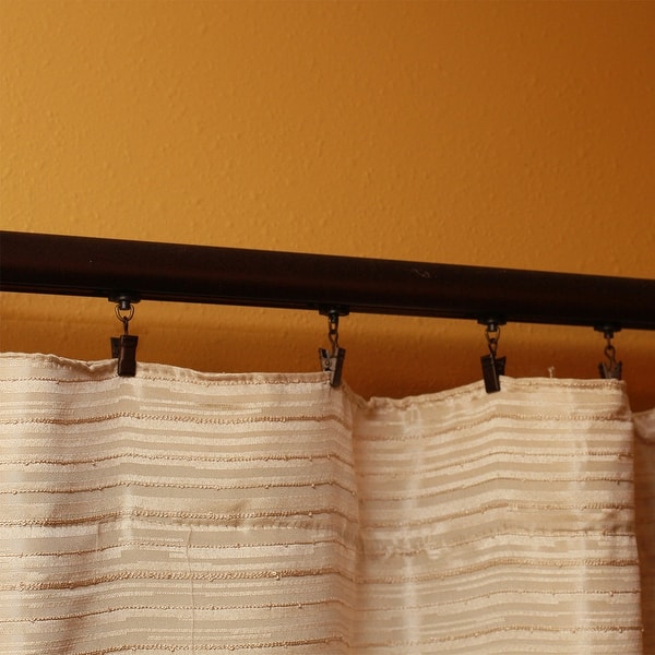 Curtain Rings With Clips, 38mm Interior Diameter | Drapery Clip Rings For Hanging Curtains (Ancient Red Copper)