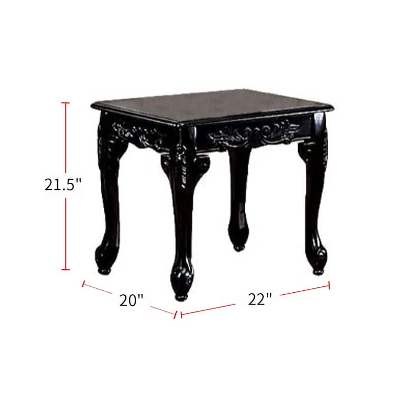3 Piece Wooden Table Set