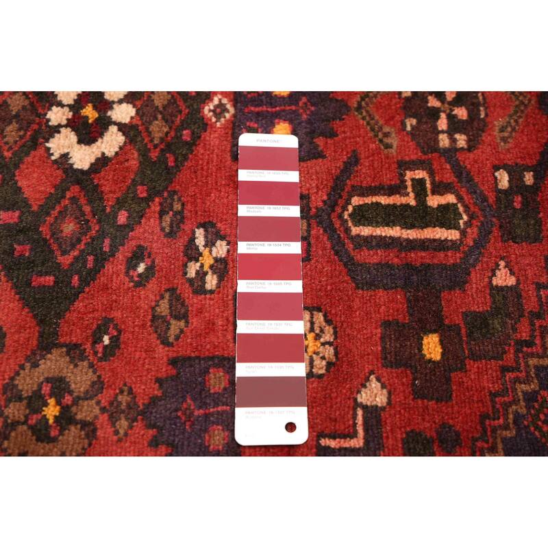 ECARPETGALLERY Hand-knotted Andelz Red Wool Rug - 3'7 x 6'6