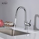 preview thumbnail 48 of 63, Single-Hole Pull-Down Kitchen Faucet with Sprayer and Magnetic Docking
